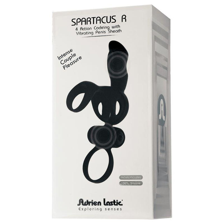 ADRIEN LASTIC - SPARTACUS-RING - PENIS-HÜLLE MIT VIBRATOR - INTIM SPACE Online Sexshop