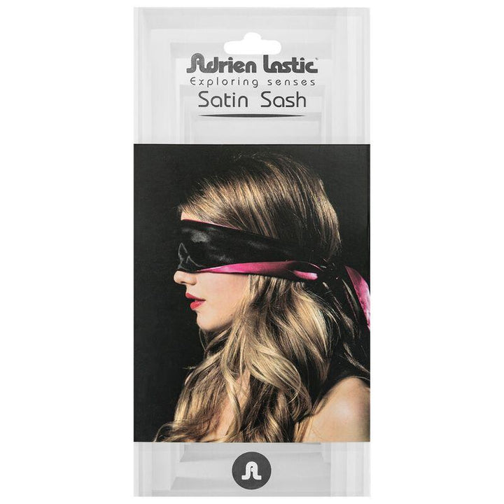 ADRIEN LASTIC - WENDEBANDAGE IN SATINROSA/SCHWARZ - INTIM SPACE Online Sexshop