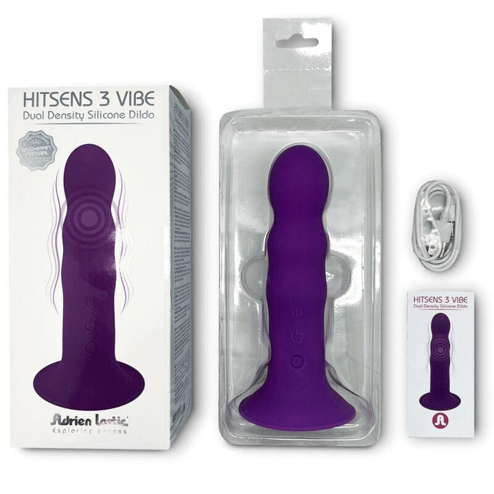 ADRIEN LASTIC - HITSENS VIBE - SILIKONDILDO VIOLETT - INTIM SPACE Online Sexshop