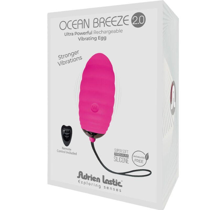 ADRIEN LASTIC - OCEAN BREEZE 2.0 WIEDERAUFLADBARES VIBRATIONSEI MIT FERNBEDIENUNG ROSA - INTIM SPACE Online Sexshop