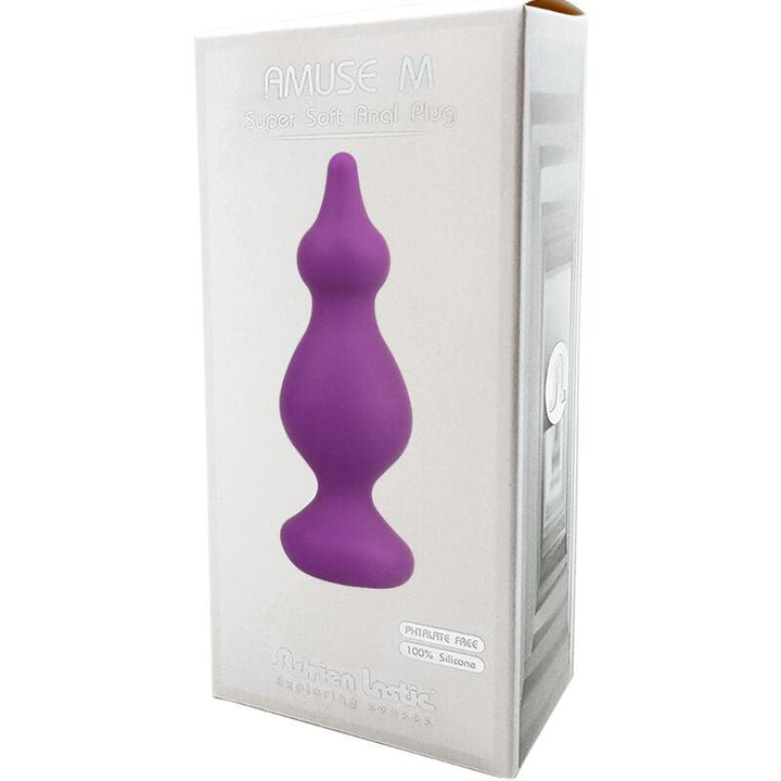 ADRIEN LASTIC - AMUSE ANAL PLUG VIOLETTES SILIKON GRÖSSE M - INTIM SPACE Online Sexshop