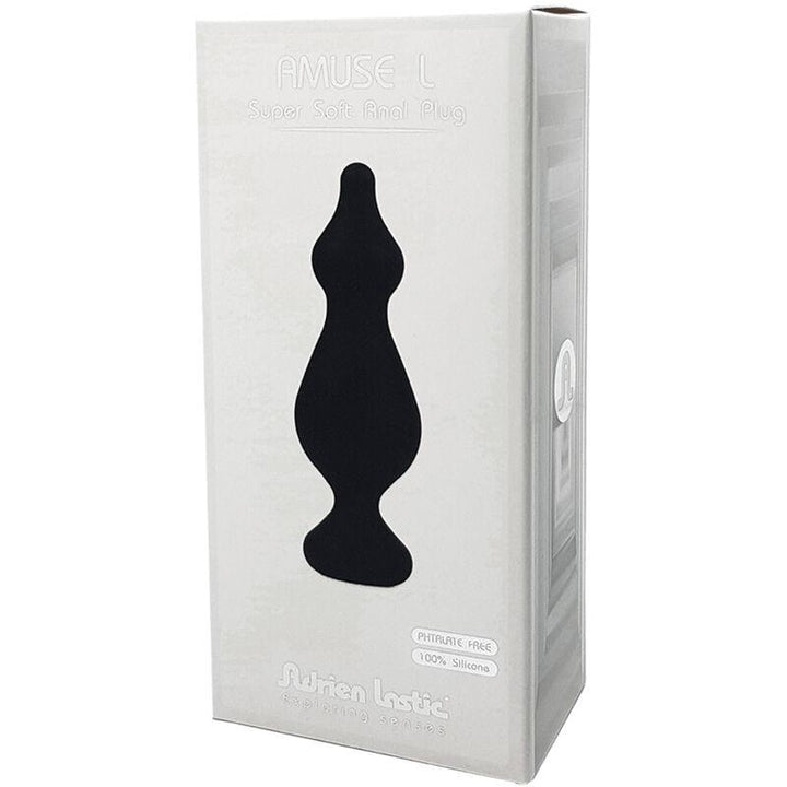 ADRIEN LASTIC - AMUSE ANAL PLUG SILIKON SCHWARZ GRÖSSE L - INTIM SPACE Online Sexshop