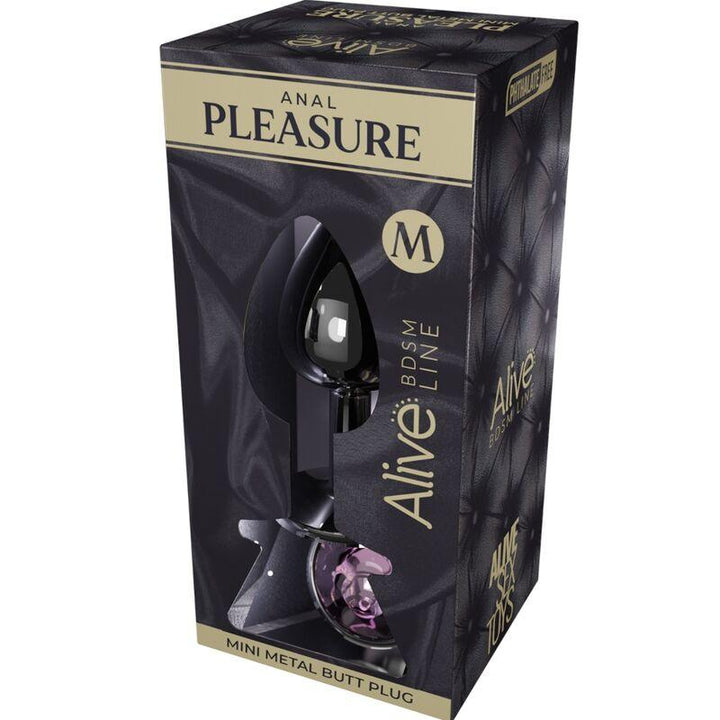 ALIVE - ANAL PLEASURE MINI PLUG METALL ROSA GRÖSSE M - INTIM SPACE Online Sexshop