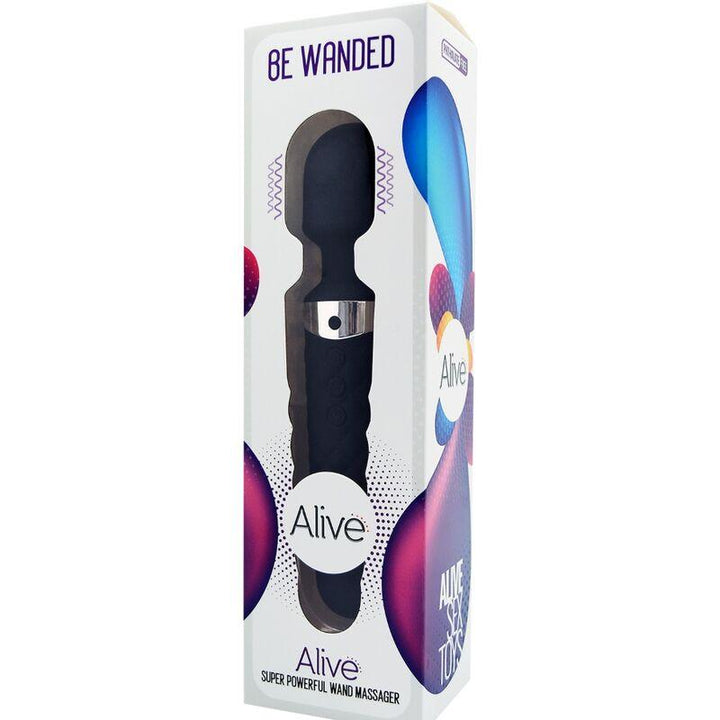 ALIVE - BE WANDED VIBRATOR-MASSAGER SCHWARZ - INTIM SPACE Online Sexshop