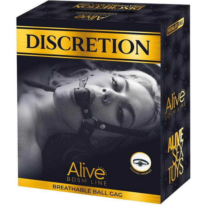 ALIVE - DISCRETION ATMUNGSAKTIVER GAG SCHWARZ - INTIM SPACE Online Sexshop