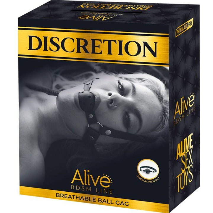 ALIVE - DISCRETION ATMUNGSAKTIVER GAG ROT - INTIM SPACE Online Sexshop