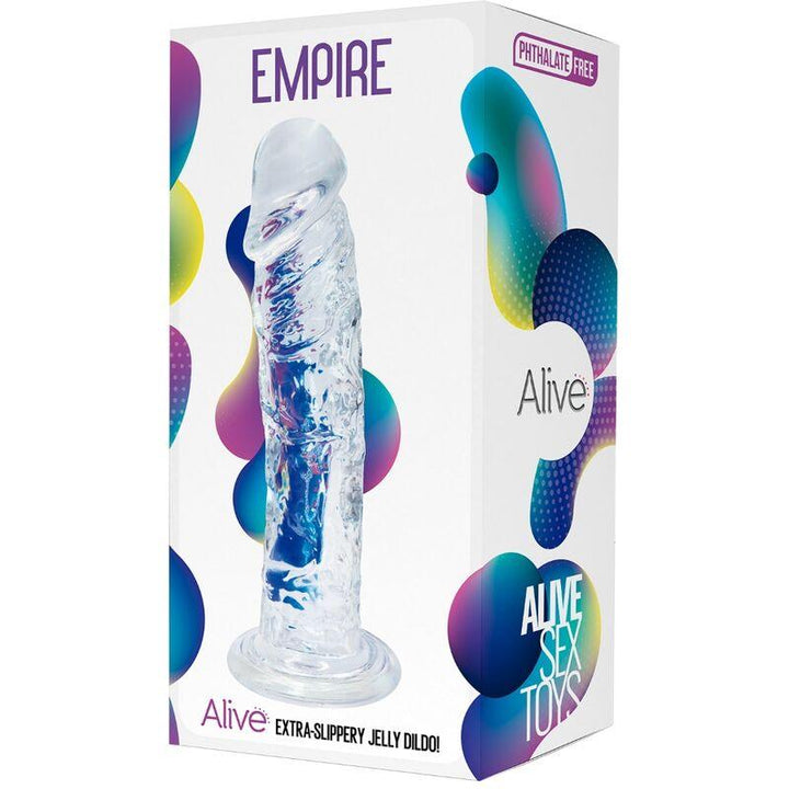 ALIVE - EMPIRE REALISTISCHER PENIS TRANSPARENT 19,3 CM - INTIM SPACE Online Sexshop