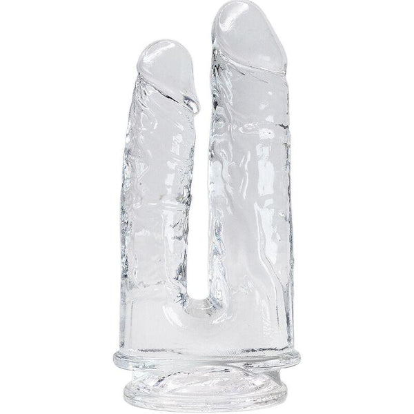 ALIVE - IMPERIUM DOPPELTER REALISTISCHER PENIS TRANSPARENT 12/14 CM - INTIM SPACE Online Sexshop