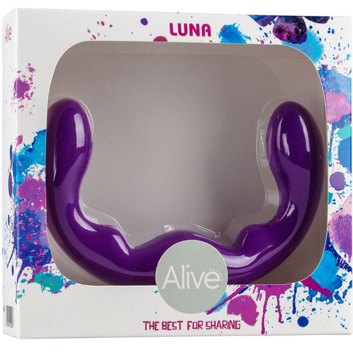 ALIVE - LUNA DILDO DOPPELPENETRATION VIOLETTES SILIKON 25 CM - INTIM SPACE Online Sexshop