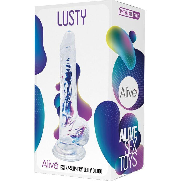 ALIVE - LUSTY REALISTISCHER PENIS TRANSPARENT 18 CM - INTIM SPACE Online Sexshop