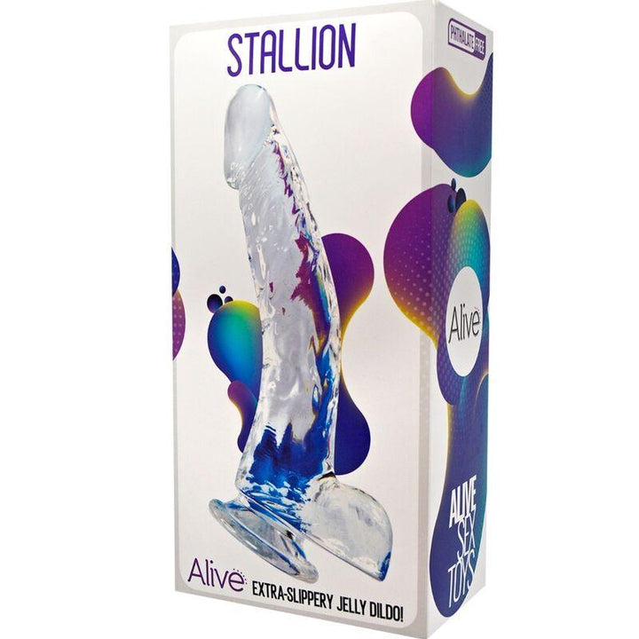 ALIVE - HENGST REALISTISCHER PENIS TRANSPARENT 22 CM - INTIM SPACE Online Sexshop