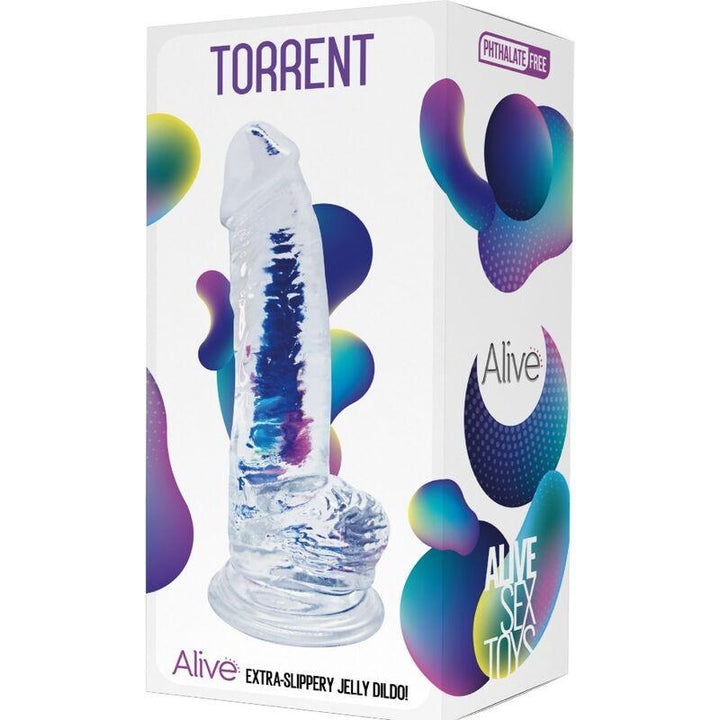 ALIVE - TORRENT REALISTISCHER PENIS TRANSPARENT 20,6 CM - INTIM SPACE Online Sexshop