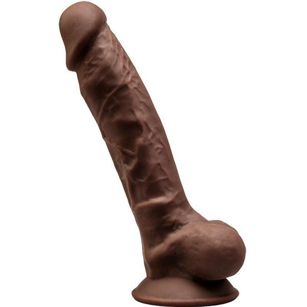 SILEXD - MODEL - REALISTISCHER PENIS PREMIUM SILEXPAN SILIKON BRAUN 17.5 CM - INTIM SPACE Online Sexshop