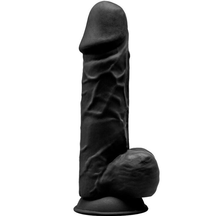 SILEXD - MODEL - REALISTISCHER PENIS PREMIUM SILEXPAN SILIKON SCHWARZ 21.5 CM - INTIM SPACE Online Sexshop