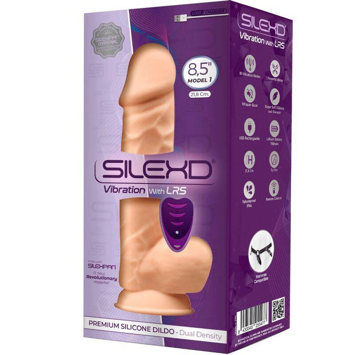 SILEXD - MODEL - REALISTISCHER PENISVIBRATOR SILIKON PREMIUM SILEXPAN FERNBEDIENUNG 21.8 CM - INTIM SPACE Online Sexshop