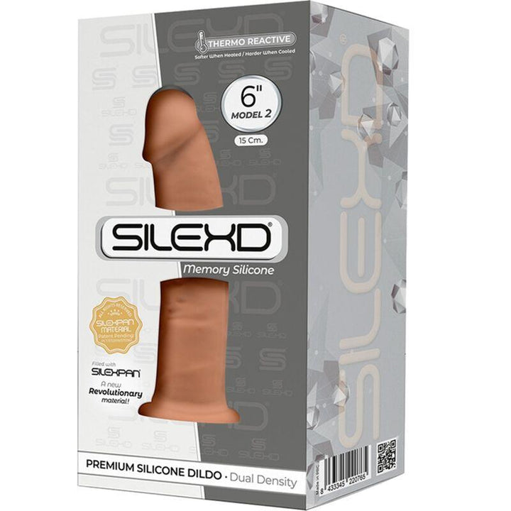 SILEXD - MODELL - REALISTISCHER PENIS PREMIUM SILEXPAN SILIKON KARAMELL 15.4 CM - INTIM SPACE Online Sexshop