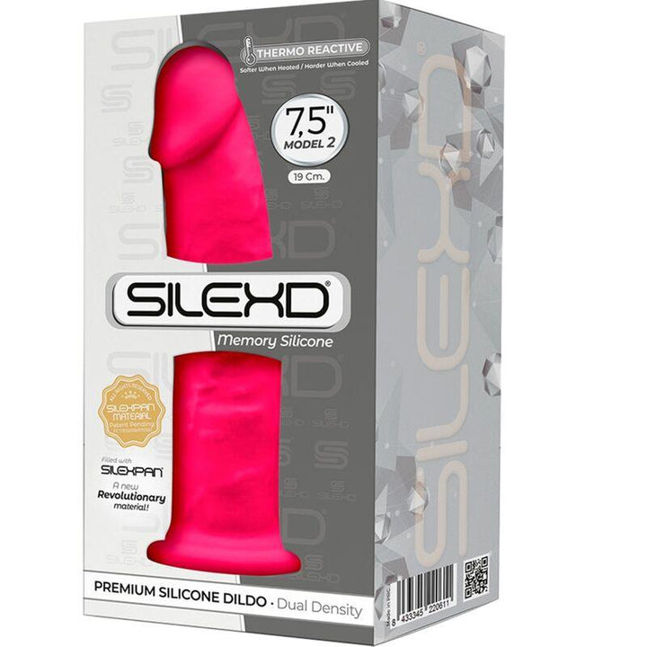 SILEXD - MODEL - REALISTISCHER PENIS PREMIUM SILEXPAN SILIKON FUCHSIA 19 CM - INTIM SPACE Online Sexshop