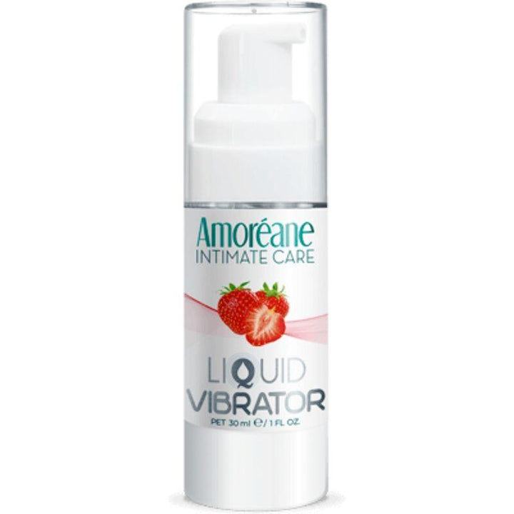 AMOREANE - VIBRIERENDE FLÜSSIGE ERDBEERE 30 ML - INTIM SPACE Online Sexshop