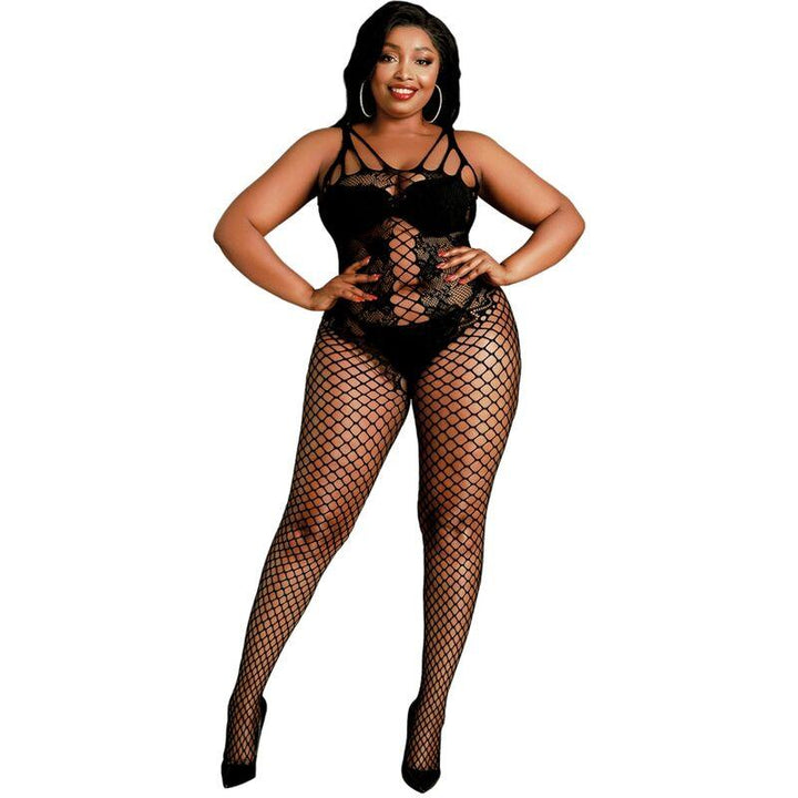 MOONLIGHT - MODEL - BODYSTOCKING SCHWARZ PLUS GRÖSSE - INTIM SPACE Online Sexshop