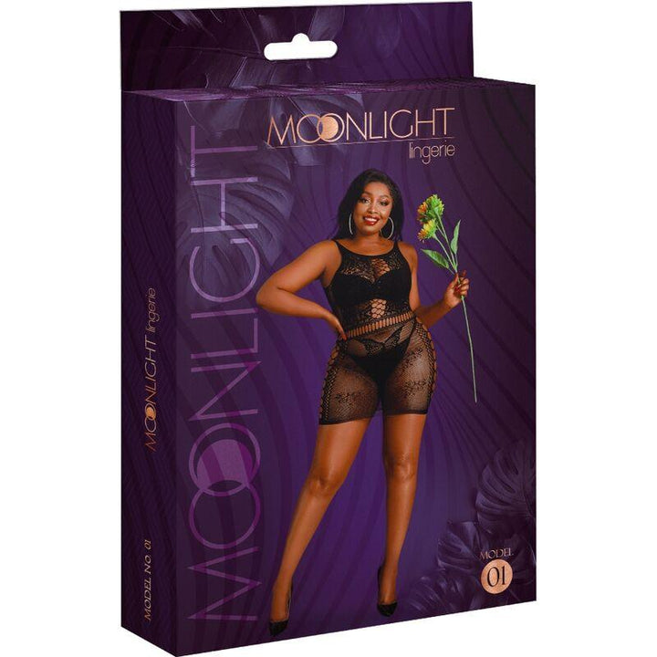 MOONLIGHT - MODELL - KLEID SCHWARZ ÜBERGRÖSSE - INTIM SPACE Online Sexshop