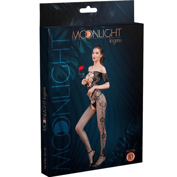 MOONLIGHT - MODEL 10 BODYSTOCKING SCHWARZ EINE GRÖSSE - INTIM SPACE Online Sexshop