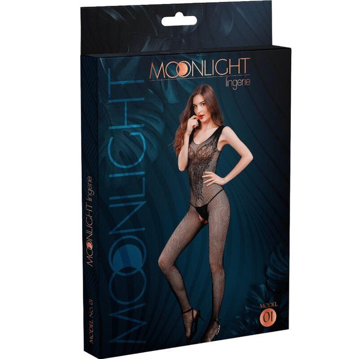 MOONLIGHT - MODEL - BODYSTOCKING SCHWARZ EINE GRÖSSE - INTIM SPACE Online Sexshop