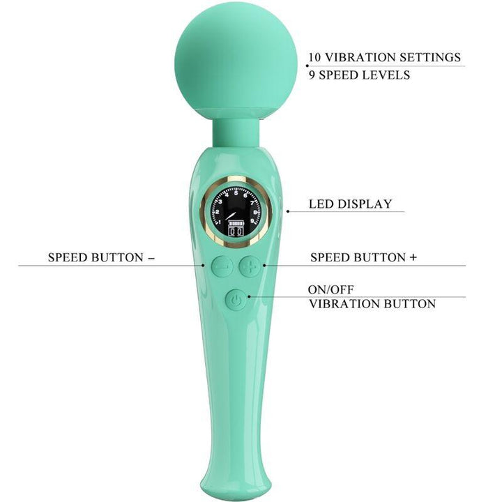 PRETTY LOVE - SKYLER GREEN WAND VIBRATOR - INTIM SPACE Online Sexshop