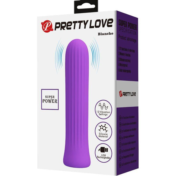 PRETTY LOVE - BLANCHE LILAC STIMULATOR VIBRATOR - INTIM SPACE Online Sexshop