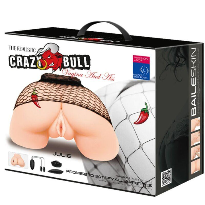 CRAZY BULL - VAGINA UND ANUS MIT REALISTISCHEM NETZ MIT VIBRATION - INTIM SPACE Online Sexshop