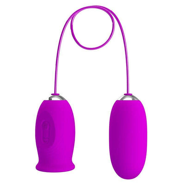 PRETTY LOVE - DAISY DUAL EGG WIEDERAUFLADBARER VIBRATOR LILA - INTIM SPACE Online Sexshop