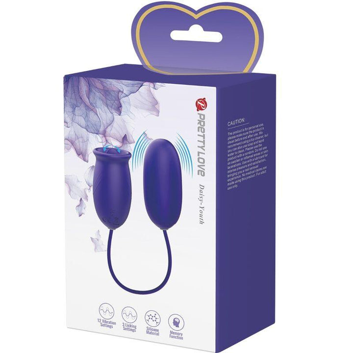 PRETTY LOVE - DAISY YOUTH VIOLET WIEDERAUFLADBARER VIBRATOR-STIMULATOR - INTIM SPACE Online Sexshop