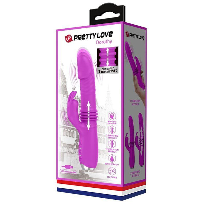 PRETTY LOVE - DOROTHY PURPLE WIEDERAUFLADBARER KANINCHENVIBRATOR - INTIM SPACE Online Sexshop