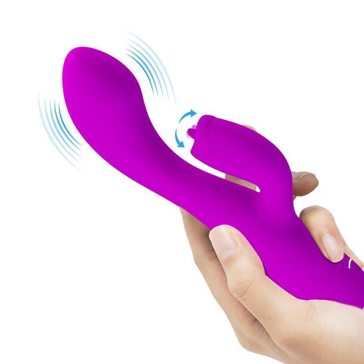 PRETTY LOVE - GLORIA WIEDERAUFLADBARER KANINCHENVIBRATOR, WASSERDICHT, LILA - INTIM SPACE Online Sexshop