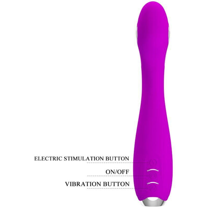 PRETTY LOVE - HECTOR WIEDERAUFLADBARER ELEKTROSCHOCK-VIBRATOR WASSERDICHT LILA - INTIM SPACE Online Sexshop