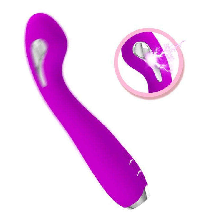 PRETTY LOVE - HECTOR WIEDERAUFLADBARER ELEKTROSCHOCK-VIBRATOR WASSERDICHT LILA - INTIM SPACE Online Sexshop