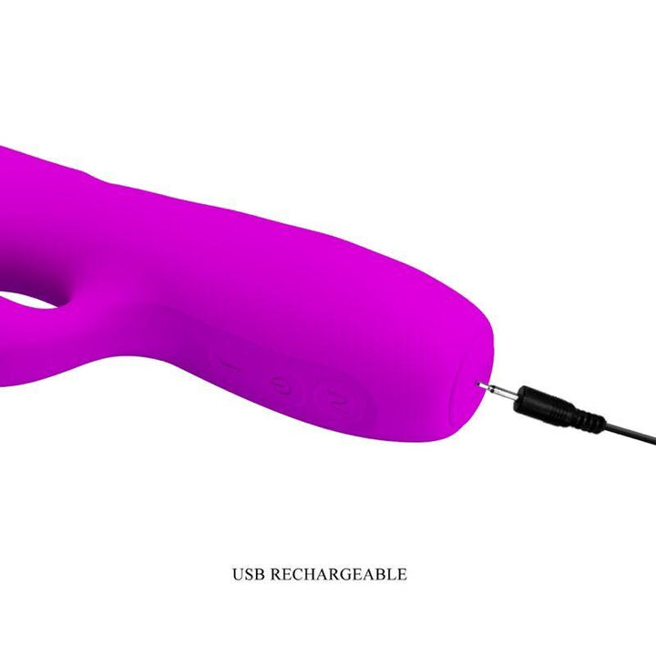 PRETTY LOVE - MELANIE PURPLE WIEDERAUFLADBARER KANINCHENVIBRATOR - INTIM SPACE Online Sexshop