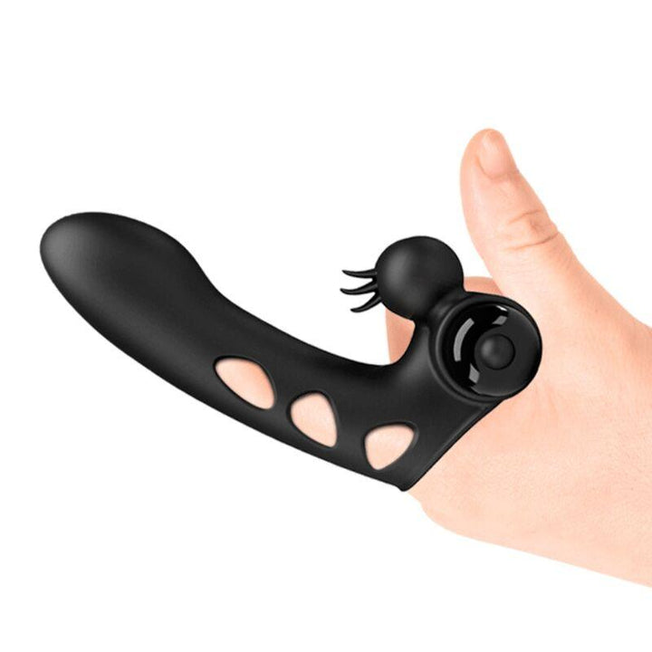 PRETTY LOVE - ORLANDO SCHWARZE VIBRATOR-FINGERHÜLLE - INTIM SPACE Online Sexshop