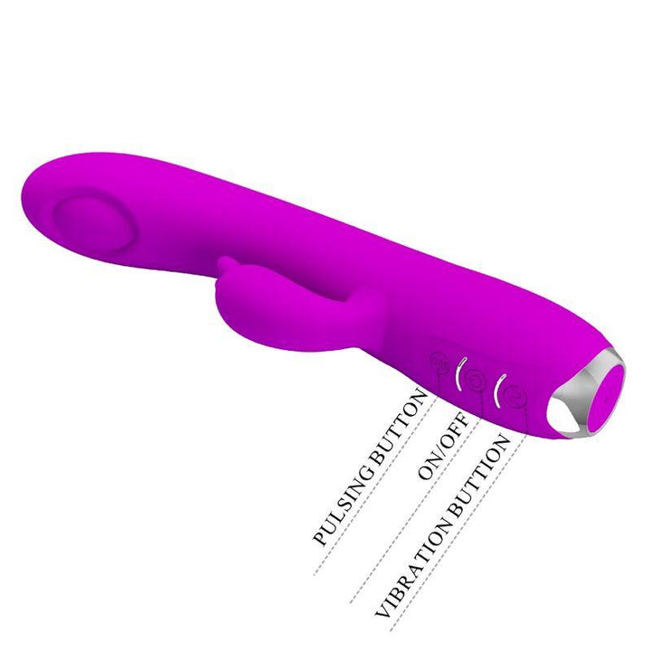 PRETTY LOVE - REGINA WIEDERAUFLADBARER VIBRATOR-SAUGER LILA - INTIM SPACE Online Sexshop