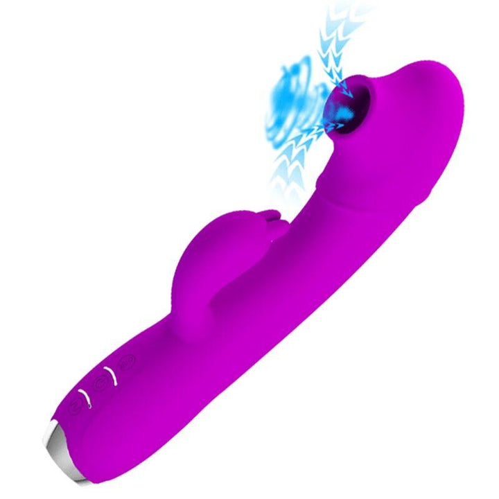 PRETTY LOVE - REGINA WIEDERAUFLADBARER VIBRATOR-SAUGER LILA - INTIM SPACE Online Sexshop