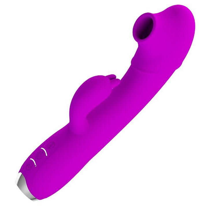 PRETTY LOVE - REGINA WIEDERAUFLADBARER VIBRATOR-SAUGER LILA - INTIM SPACE Online Sexshop