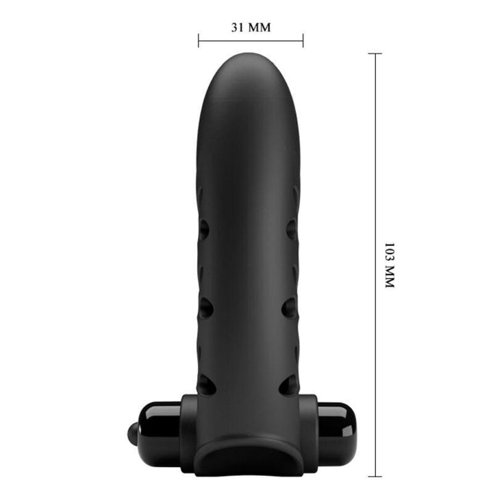 PRETTY LOVE - VANCE BLACK RABBIT VIBRATOR FINGERABDECKUNG - INTIM SPACE Online Sexshop