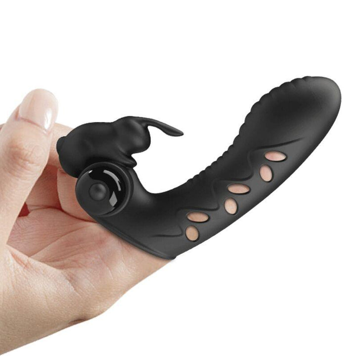 PRETTY LOVE - VANCE BLACK RABBIT VIBRATOR FINGERABDECKUNG - INTIM SPACE Online Sexshop