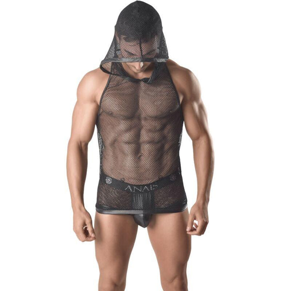 ANAIS MEN - ARES HOODED T-SHIRT S - INTIM SPACE Online Sexshop