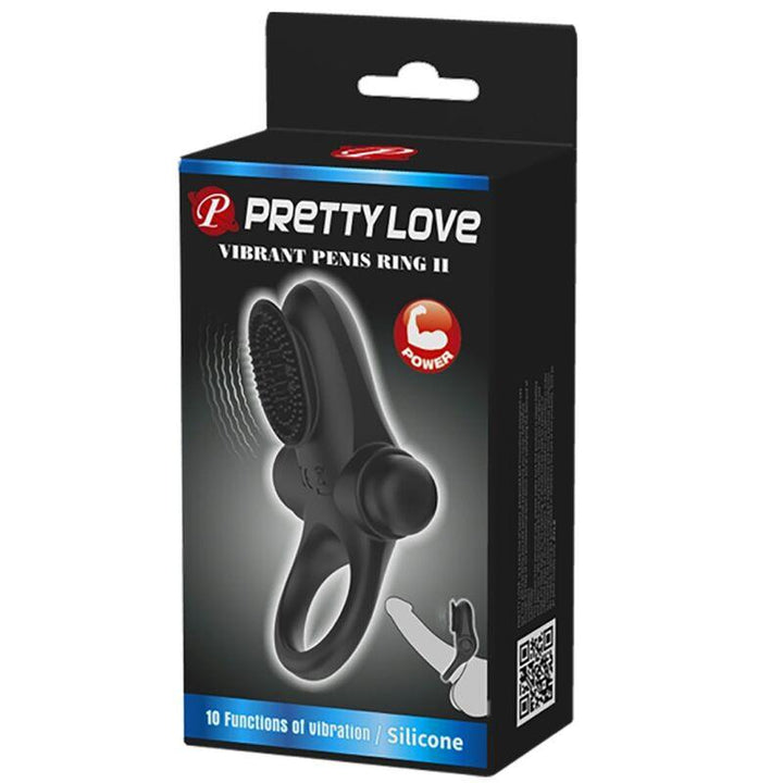 PRETTY LOVE - VIBRATORRING II FÜR DEN SCHWARZEN PENIS - INTIM SPACE Online Sexshop