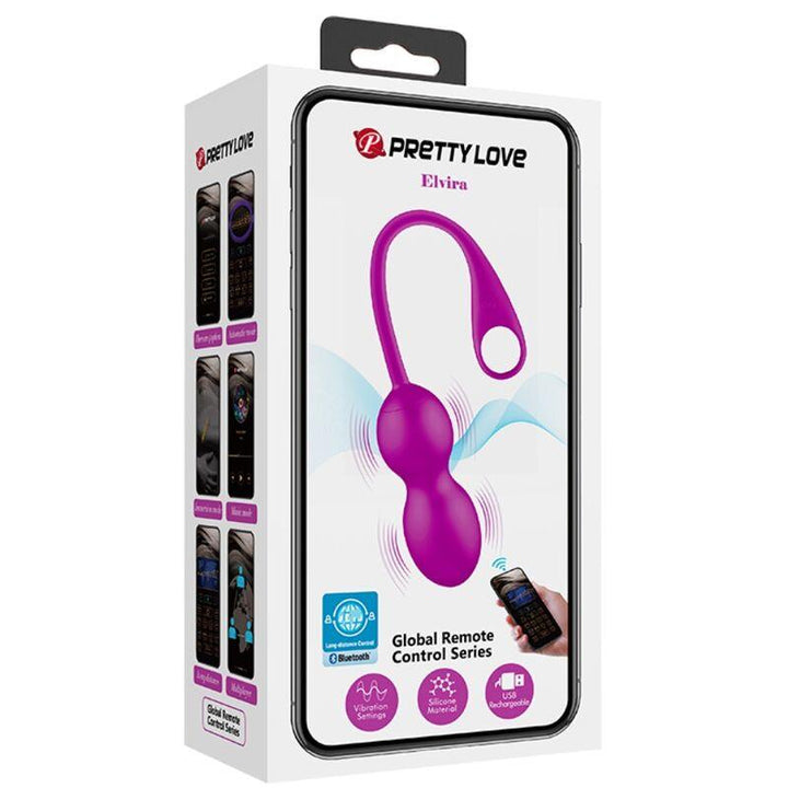 PRETTY LOVE - ELVIRA WIEDERAUFLADBARE VIBRIERBLLE LILA - INTIM SPACE Online Sexshop