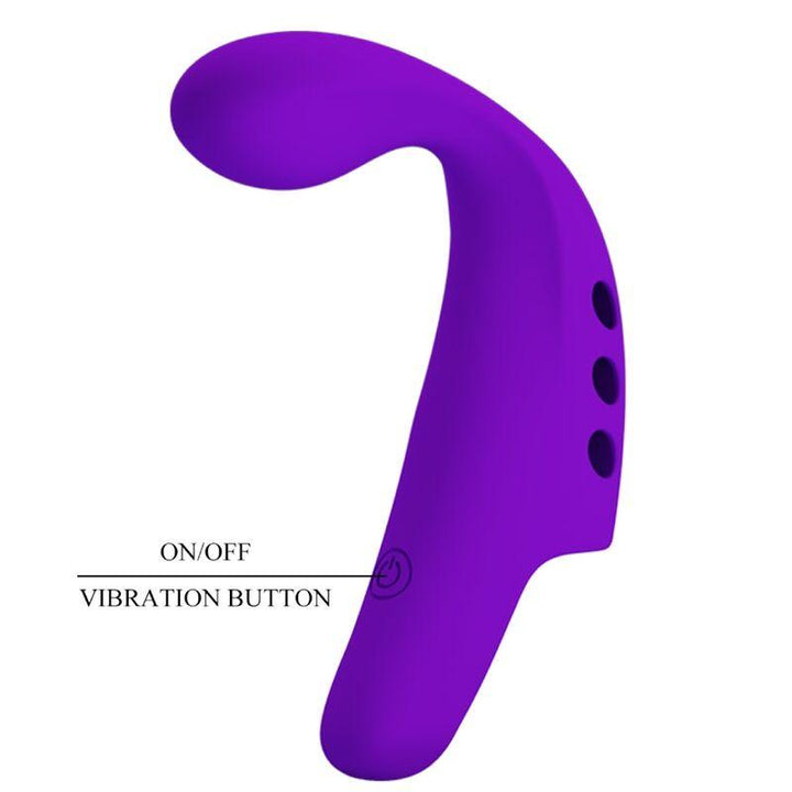 PRETTY LOVE - GORGON PURPLE WIEDERAUFLADBARER FINGERVIBRATOR - INTIM SPACE Online Sexshop