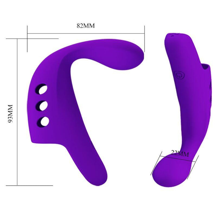 PRETTY LOVE - GORGON PURPLE WIEDERAUFLADBARER FINGERVIBRATOR - INTIM SPACE Online Sexshop