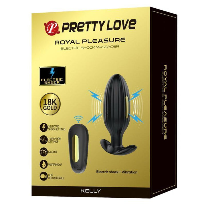 PRETTY LOVE - KELLY PLUG ANAL WIEDERAUFLADBARER VIBRATOR SCHWARZ - INTIM SPACE Online Sexshop