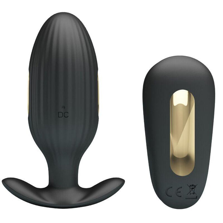 PRETTY LOVE - KELLY PLUG ANAL WIEDERAUFLADBARER VIBRATOR SCHWARZ - INTIM SPACE Online Sexshop