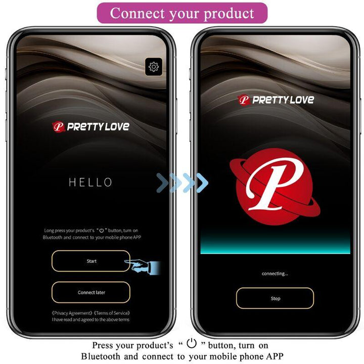 PRETTY LOVE - VIBRIERENDES EI DER NYMPHE, APP-GESTEUERT, LILA - INTIM SPACE Online Sexshop